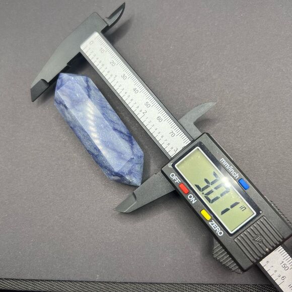 Blue Aventurine Double Terminated‎ Meditation  Wand (3) - Picture 9 of 9